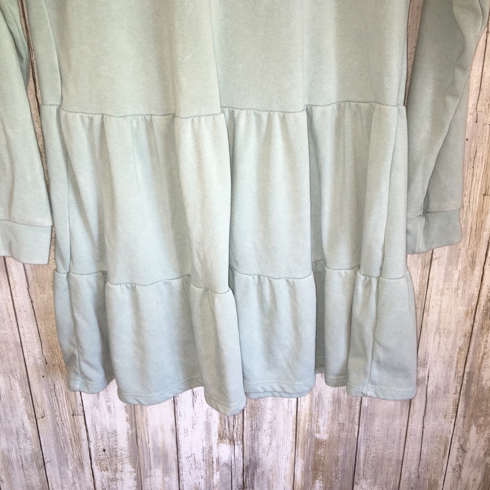 Wild Fable Light Blue Sweatshirt Dress - Picture 4 of 4